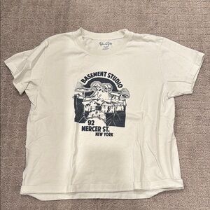 Cream Graphic T-Shirt